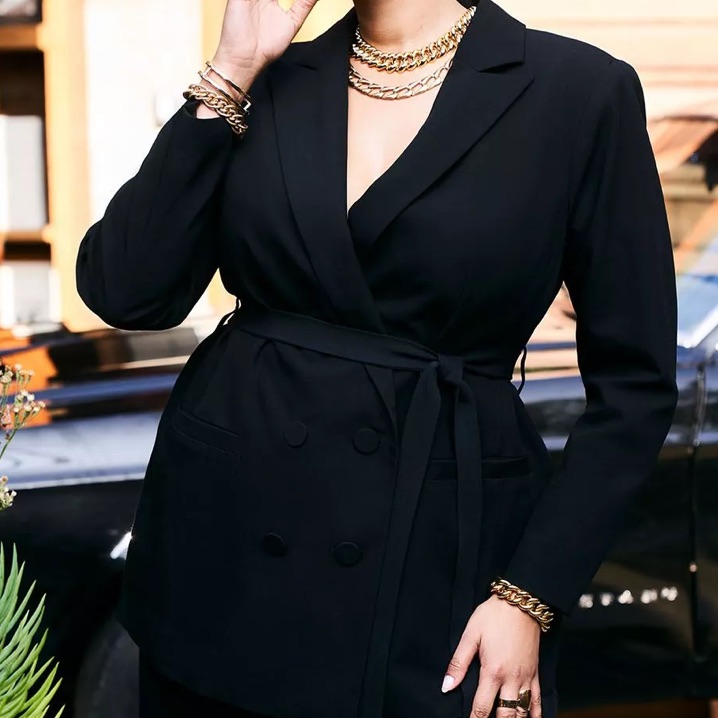 Split Back Blazer